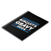 ビスケットとグレービー2024大統領の年選挙 ノートブック (左側)