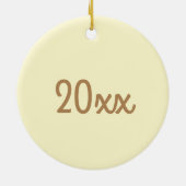 ビスケットとソーセージグレイビーサザンブレックファーストフード セラミックオーナメント (裏面)