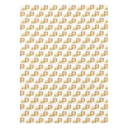 ビスケットとソーセージグレイビーサザンブレックファーストフード テーブルクロス (正面)