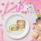 ビスケットとソーセージグレイビーサザンブレックファーストフード ペーパープレート (パーティー)