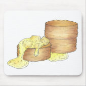 ビスケットとソーセージグレイビーサザンブレックファーストフード マウスパッド (正面)