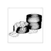 ビスケットとソーセージグレイビーサザンブレックファーストフード ラバースタンプ (インプリント)