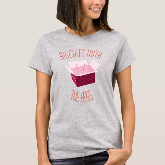 ビスケットとボス Tシャツ (正面)