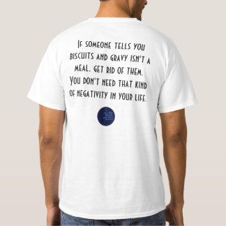 ビスケットと肉汁は食事だ Tシャツ