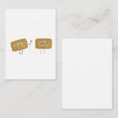ビスケットのテーマ かわいいクッキー ノートカード (正面/裏面)