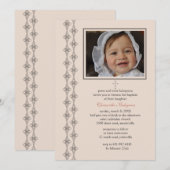 ビスケットの写真の招待状 招待状 (正面/裏面)