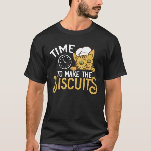 ビスケットを作る時間だにゃ 5 Tシャツ (正面)