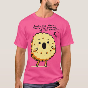 ビスケットを味わう Tシャツ