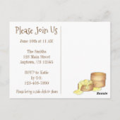 ビスケットアンドグレイビーブルンチブレックファスト招待状 ポストカード (裏面)