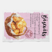 ビスケットベーキングレシピ キッチンタオル (横)