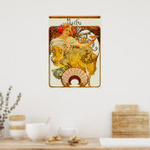 ビスケットレフェウチュルビスケットバイアルフォンスミュシャ ポスター (キッチン)