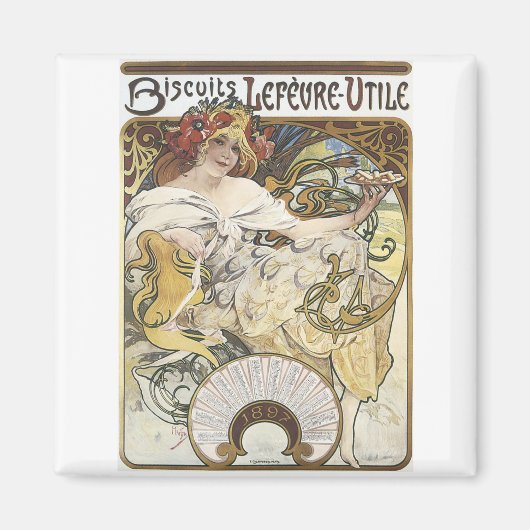 ビスケット浸出–1897 マグネット (正面)