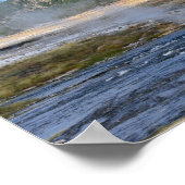 ビスケット盆地ランオフイエローストーン国立公園 ポスター (角)