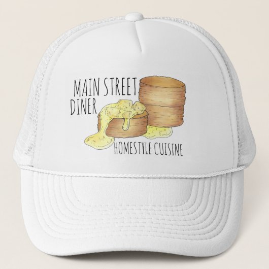 ビスケット&ソーセージグレイビーシェフダイナーレストラン キャップ (正面)