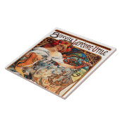 ビスケット、ミュシャ タイル (側面)