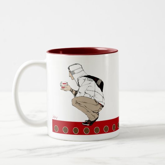 ビスケットBondings ツートーンマグカップ (左)