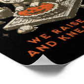 ビスケッ不気味ツクラブキャットファニーハロウィーンベーキングT ポスター (角)