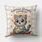 「ビスケッ来トを狙って」練り猫 クッション (裏面)