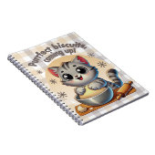 「ビスケッ来トを狙って」練り猫 ノートブック (右側)