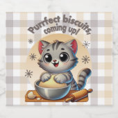 「ビスケッ来トを狙って」練り猫 ビールラベル (シングルラベル)