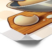 「ビスケッ来トを狙って」練り猫 ポスター (角)