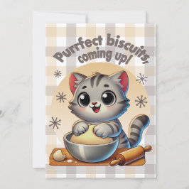 「ビスケッ来トを狙って」練り猫 招待状