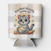 「ビスケッ来トを狙って」練り猫 缶クーラー (正面)