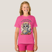 「ビスケッ来トを狙って」練り猫 Tシャツ (正面フル)