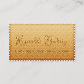 ビスケッ素晴らしトベーカリーおいしいクッキーの名刺 名刺 (正面)