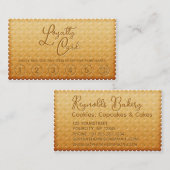 ビスケッ素晴らしトベーカリーおいしいクッキーロイヤリティカード ロイヤリティカード (正面/裏面)