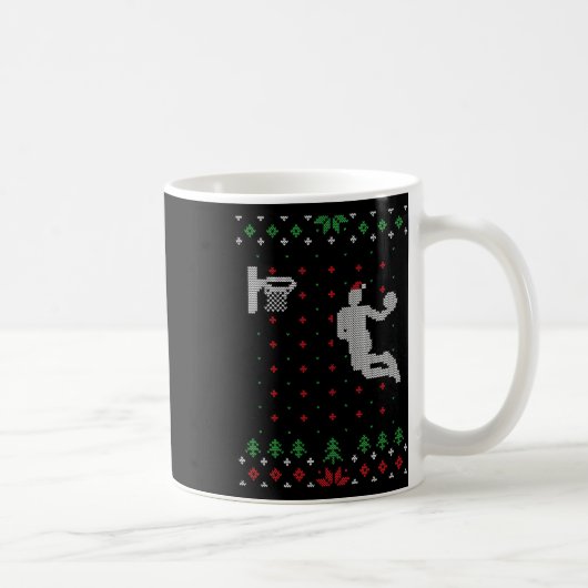ビスケビーイ アグリー クリスマス サンタ スラムダンク  コーヒーマグカップ (右)