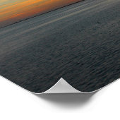 ビスケーンの夕日 ポスター (角)