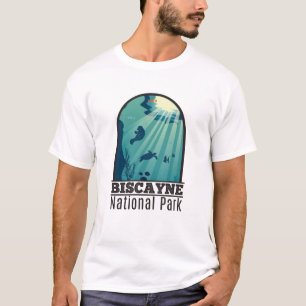 ビスケーン国立公園フロリダ水中海事 Tシャツ