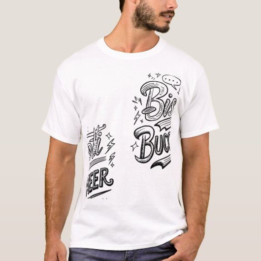 ビスコティバッカイナーTシャツデザイン👕✅ Tシャツ (正面)