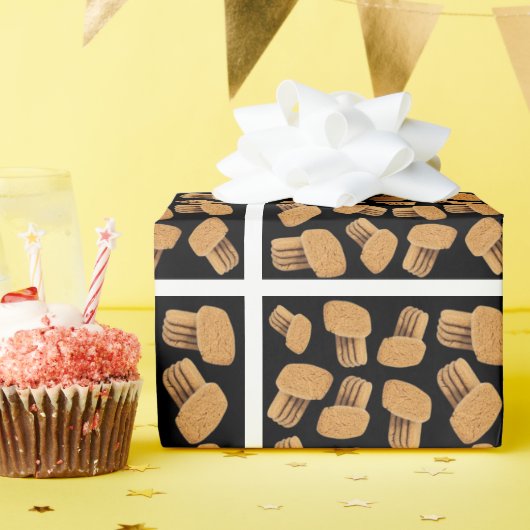 ビスコティ模様 ラッピングペーパー (誕生日パーティー)