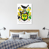 ビスソンコート・オブ・アームズ キャンバスプリント (インサイチュ (寝室))