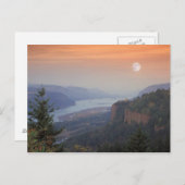 ビスタつるの上の空の月 ポストカード (正面/裏面)