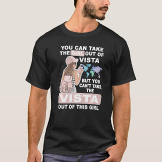 ビスタカッコいいシティビスタ誇りを持ったーガール Tシャツ