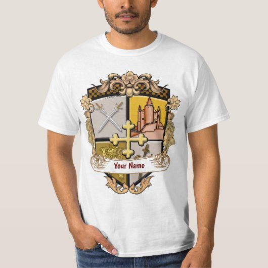 ビスタクロスシールド姓 Tシャツ (正面)