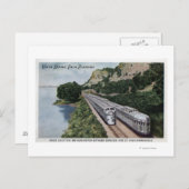 ビスタドームツインゼファーズ鉄道 ポストカード (正面/裏面)