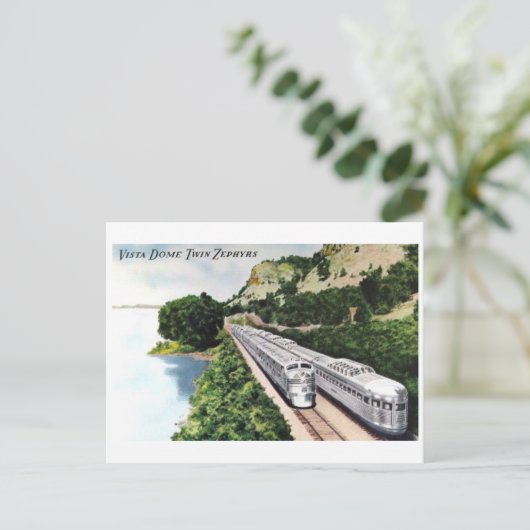 ビスタドーム旅客鉄道ヴィンテージ ポストカード (スタンド正面)