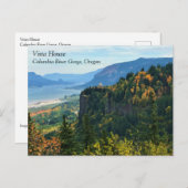 ビスタハウス、コロンビアリバーオレゴン州ポストカの景色 ポストカード (正面/裏面)