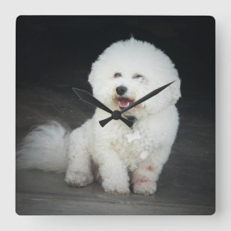 ビスチョンフリースウォールクロック スクエア壁時計