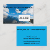 ビスティンカルテ太陽のフォトボルタイクブルースカイ1 名刺 (正面/裏面)