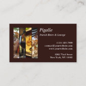 ビストロフランスの名刺 名刺 (正面)