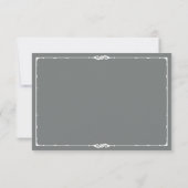 ビストロ·ウェディングのrsvp 出欠カード (裏面)