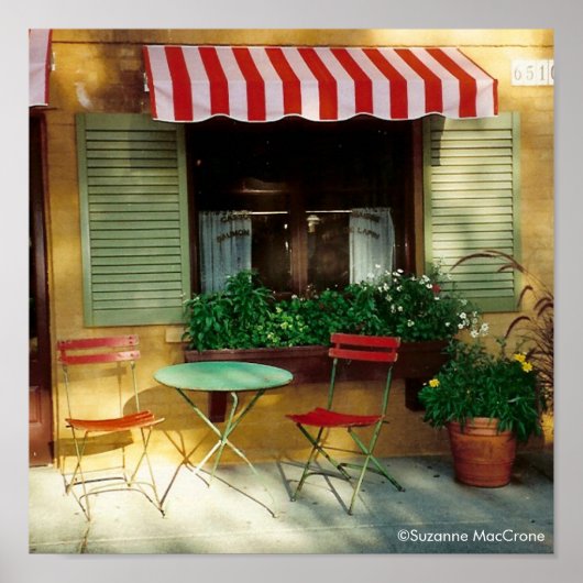 ビストロ – キャンバス印刷 ポスター (正面)