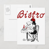 ビストロ ポストカード (正面/裏面)