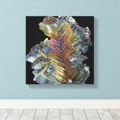 ビスマス結晶 キャンバスプリント (インサイチュ (ウッドフロア))