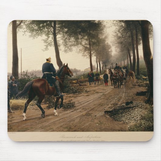 ビスマルクおよびナポレオン マウスパッド (正面)